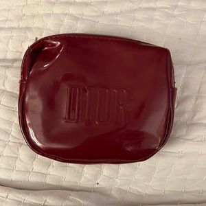 Christian Dior makeup bag
